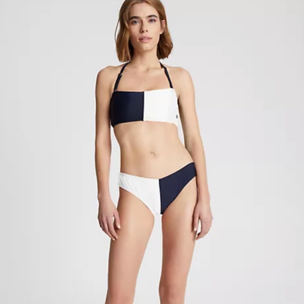 NEW TOMMY HILFIGER COLORBLOCK BIKINI SET